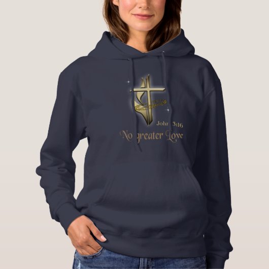 Johannes 3:16 hoodie (Voorkant)