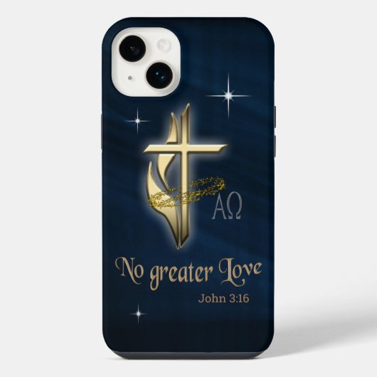 Johannes 3:16 iPhone hoesje (Achterkant)