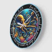 Johannes 3:16 Jezus is Heer Octopus Reef Avontuur Grote Klok (Hoek)
