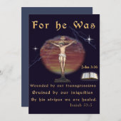 Johannes 3:16 kaart (Voorkant / Achterkant)