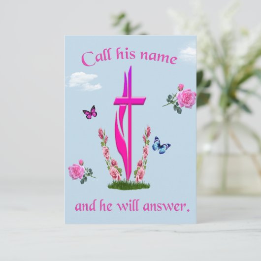 Johannes 3:16 kaart (Staand voorkant)