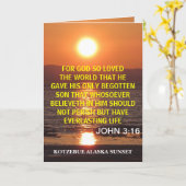 JOHANNES 3 16 KAART (Gele Bloem)