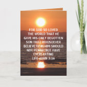 JOHANNES 3 16 KAART (Voorkant)