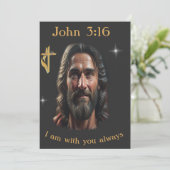Johannes 3:16 kaart (Staand voorkant)