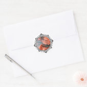 Johannes 3:16 Klassieke ronde Sticker (Envelop)