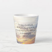 Johannes 3:16 Latte Mok (Voorkant)