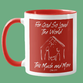 JOHANNES 3:16 MANGER MOK - ROOD