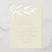 Johannes 3:16 Moderne Pijnboom Foto Christelijk Ke Folie Feestdagenkaart (Voorkant)