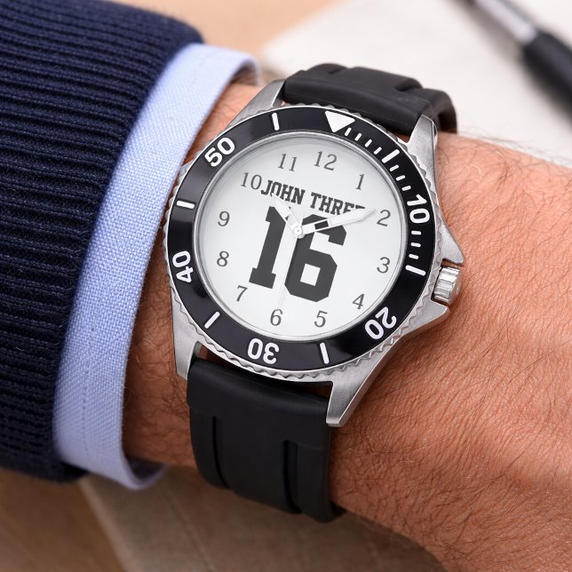 Johannes 3:16 Nummers Mannen  Horloge (Creator heeft geüpload)