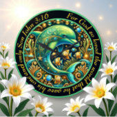 Johannes 3:16 Ocean Harmony Dolfijn Grote Klok