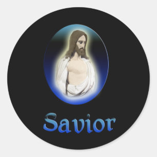 Johannes 3:16 Redder Ronde Sticker
