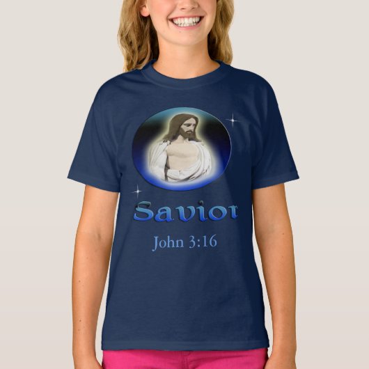 Johannes 3:16 Redder T-shirt (Voorkant)