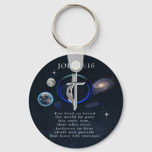 Johannes 3:16 sleutelhanger