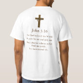 Johannes 3:16 t-shirt (Achterkant)