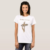 Johannes 3:16 t-shirt (Voorkant volledig)