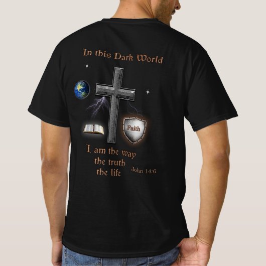 Johannes 3:16 t-shirt (Achterkant)