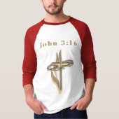 Johannes 3:16 t-shirt (Voorkant)