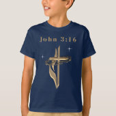 Johannes 3:16 t-shirt (Voorkant)