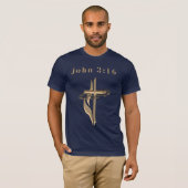 Johannes 3:16 t-shirt (Voorkant volledig)