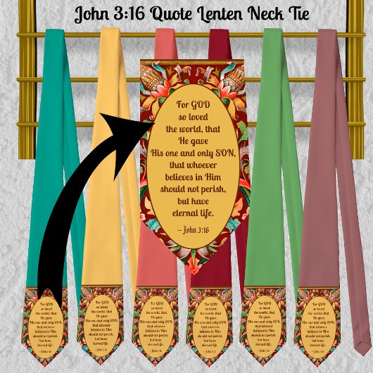 Johannes 3:16 Veertigdagentijd Stropdas