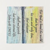 Johannes 3:16 wandkleed (Voorkant (horizontaal))