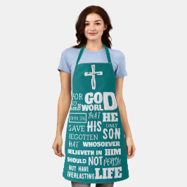 JOHANNES 3:16 WANT ZO HEeft GOD DE WERELD LIEFGEHA Schort