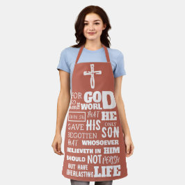 JOHANNES 3:16 WANT ZO HEeft GOD DE WERELD LIEFGEHA Schort