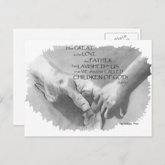 Johannes 3:1 Briefkaart (Voorkant / Achterkant)