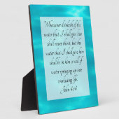 Johannes 4:14  fotoplaat (Zijkant)