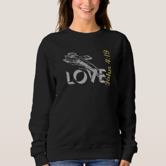 Johannes 4:19 Christelijk T-shirt "LOVE"