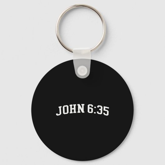Johannes 6 35 sleutelhanger (Voorkant)
