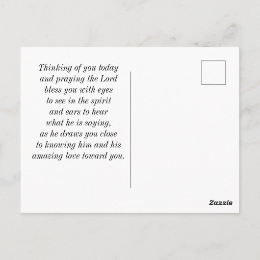 Johannes 8:32 De Waarheid zal u de VRIJE Bijbel Ve Briefkaart (Achterkant)