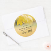 Johannes 8:32 De Waarheid zal u de VRIJE Bijbel Ve Ronde Sticker (Envelop)