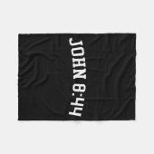 Johannes 8_44  fleece deken (Voorkant (Horizontaal))