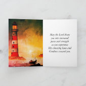 Johannes 8 Jezus is het licht van de vuurtoren van Kaart (Binnen)