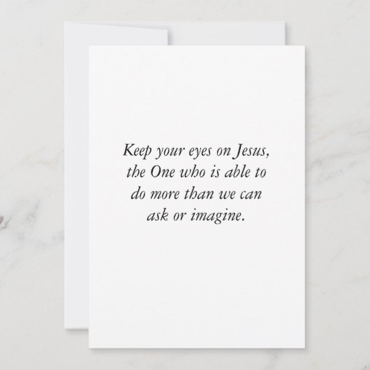 Johannes 8 Jezus is het Licht van de Wereld Vlakke (Achterkant)