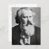 Johannes Brahms (1879) Briefkaart (Voorkant / Achterkant)