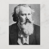Johannes Brahms (1879) Briefkaart (Voorkant)