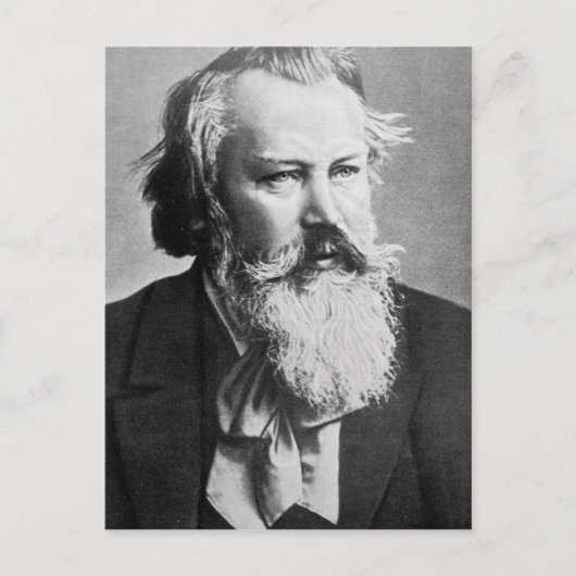 Johannes Brahms (1879) Briefkaart (Voorkant)