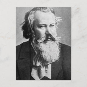 Johannes Brahms (1879) Briefkaart