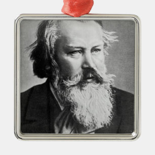 Johannes Brahms (1879) Metalen Ornament