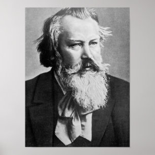Johannes Brahms (1879) Poster