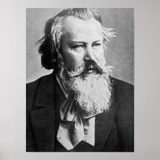 Johannes Brahms (1879) Poster (Voorkant)