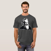 Johannes Brahms Bach Classical Music Composer T-shirt (Voorkant volledig)