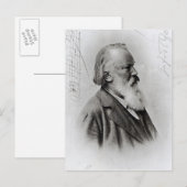Johannes Brahms Briefkaart (Voorkant / Achterkant)