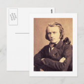 Johannes Brahms Briefkaart (Voorkant / Achterkant)