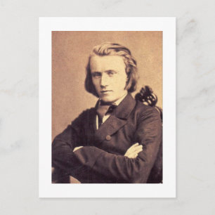 Johannes Brahms Briefkaart