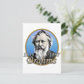 Johannes Brahms Briefkaart (Staand voorkant)