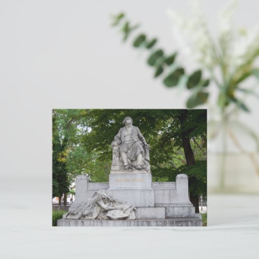 Johannes Brahms Briefkaart (Staand voorkant)