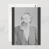 Johannes Brahms Briefkaart (Voorkant / Achterkant)